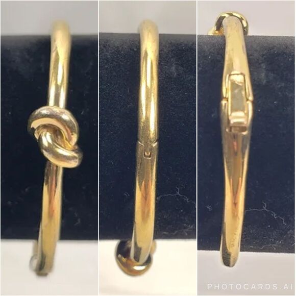 Kate Spade New York Sailor's Gold-Tone "Tied Knot" or "Love Knot" Bracelet - Picture 3 of 16